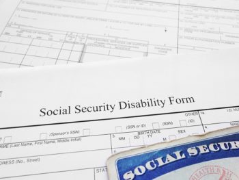 Social Security Disability form